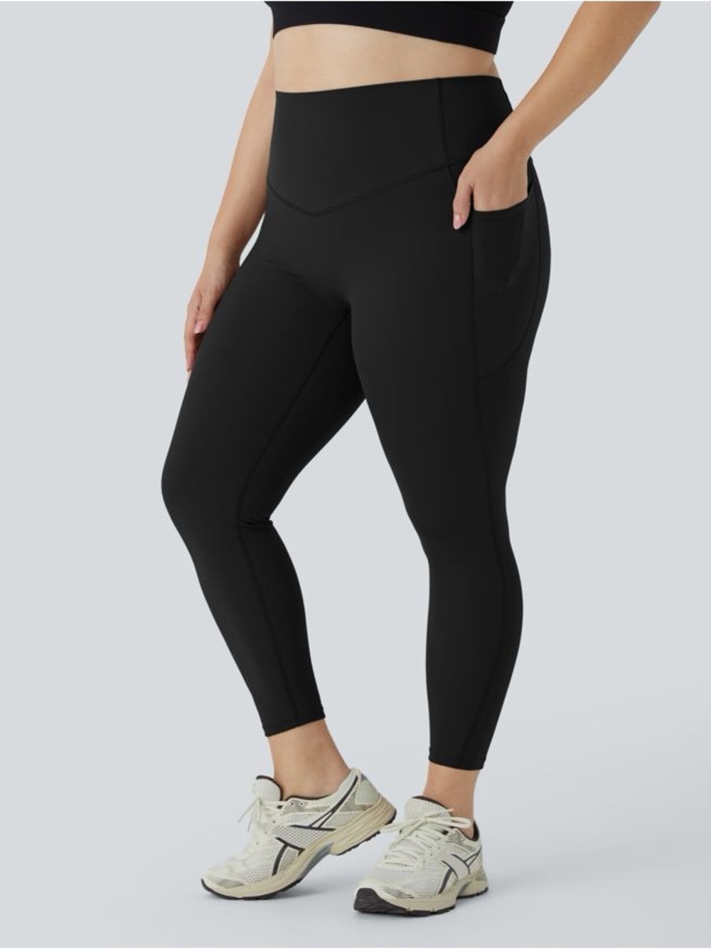 Halara UltraSculpt™ High Waisted Tummy Control Shaping  2X Black Legging